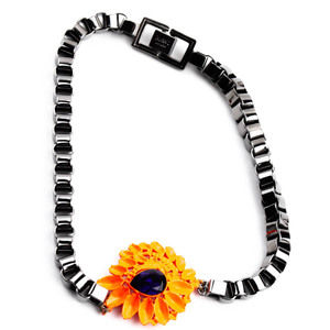 Mawi Necklace Women Orange Red